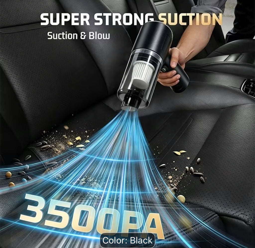 PowerClean™ – Cordless High-Power Car & Home Vacuum