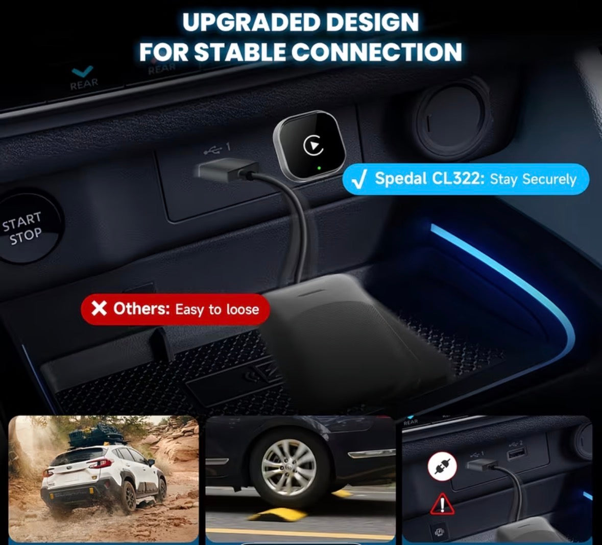 Wireless CarPlay & Android Auto Adapter